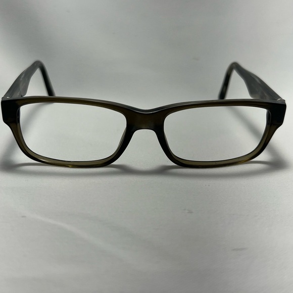 Prada Rectangle Olive Green Eyeglasses - Frames only - Picture 2 of 9